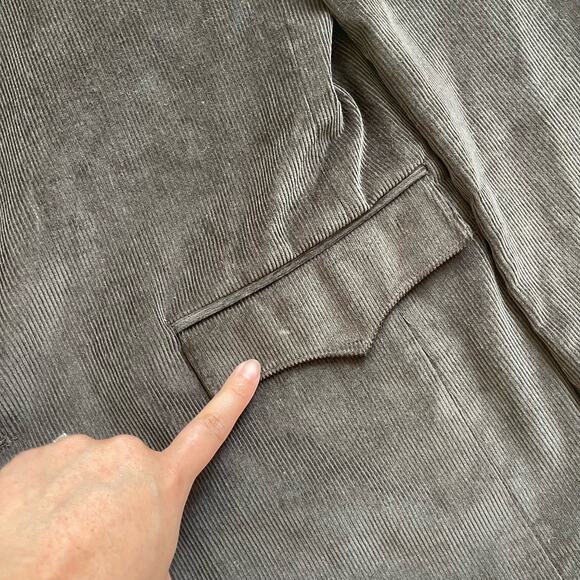 Circle S Dallas TX Men’s Suede Olive Jacket Size 44R - Picture 6 of 8